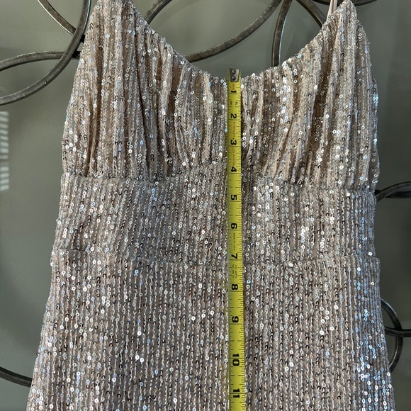 Windsor Champaign sequin dress. Sz Medium   Worn once - Picture 5 of 7